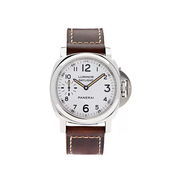 Panerai Luminor 8 Days Set Special Edition Daylight Mechanical Manual White Dial Steel Case Men Wristwatch PAM00785