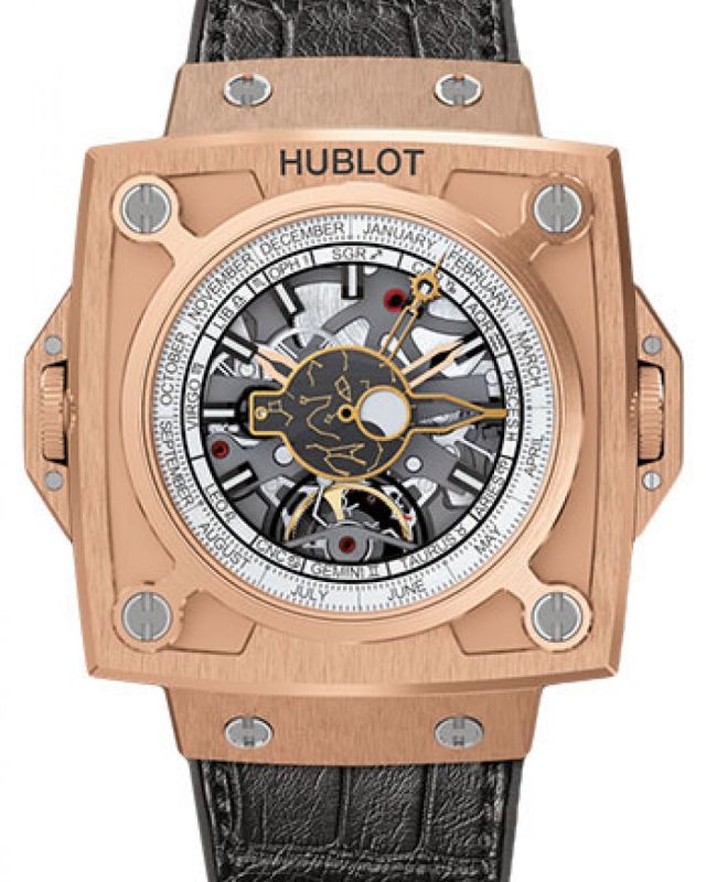Hublot Masterpiece Mp-08 Antikythera Sunmoon Mechanical Manual 2020 Grey Dial King Gold Case Men Wristwatch 908.ox.1010.GR