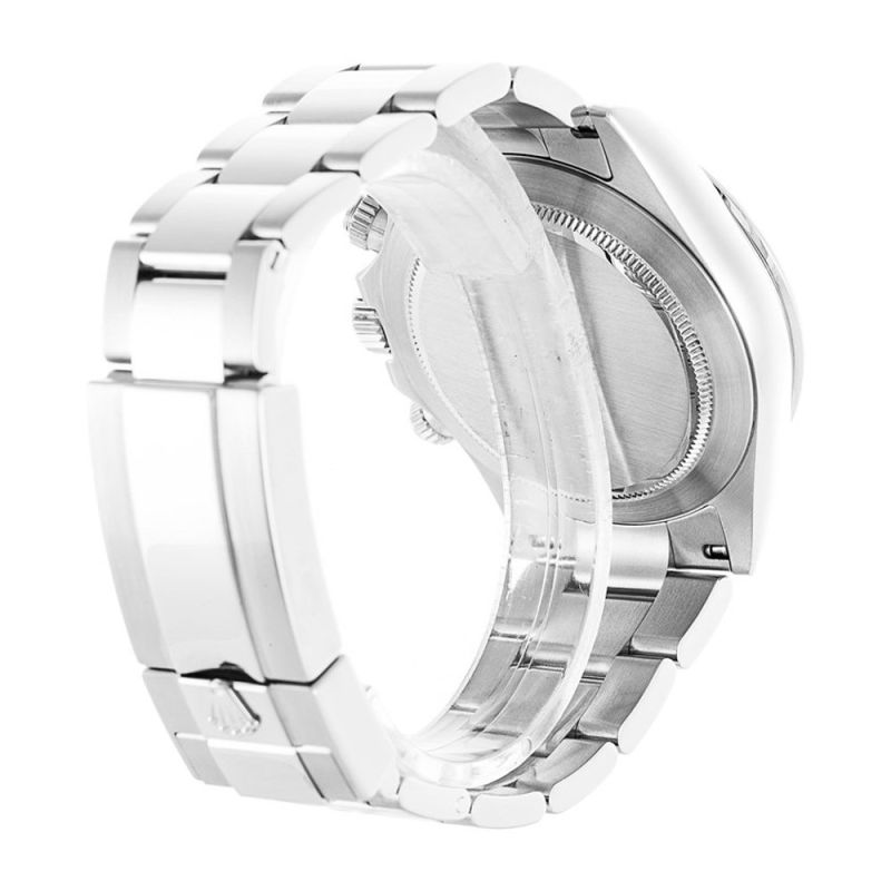 Rolex Cosmograph Daytona meccanico automatico 2016 quadrante nero orologio da polso da uomo in acciaio inossidabile 116520-0015