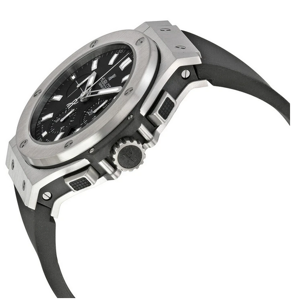 Hublot Big Bang Chronograph Mechanical Automatic 2005 Black Dial Steel Case Men Wristwatch 301.sx.1170.rx