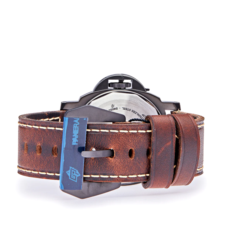 Panerai Luminor 8 Days Set Special Edition Mechanical Manual Black Seal Dial Steel Case Men Wristwatch PAM00785