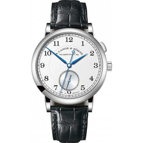 A. Lange 1815 'Homage to Walter Lange' Mechanical Manual Silver Dial White Gold Case Men Wristwatch 297.026