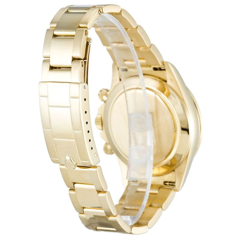 Rolex Cosmograph Daytona Mechanical Automatic Black Dial Gold Men Wristwatch 116528