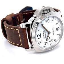 Panerai Luminor 8 Days Set Special Edition Daylight Mechanical Manual White Dial Steel Case Men Wristwatch PAM00785