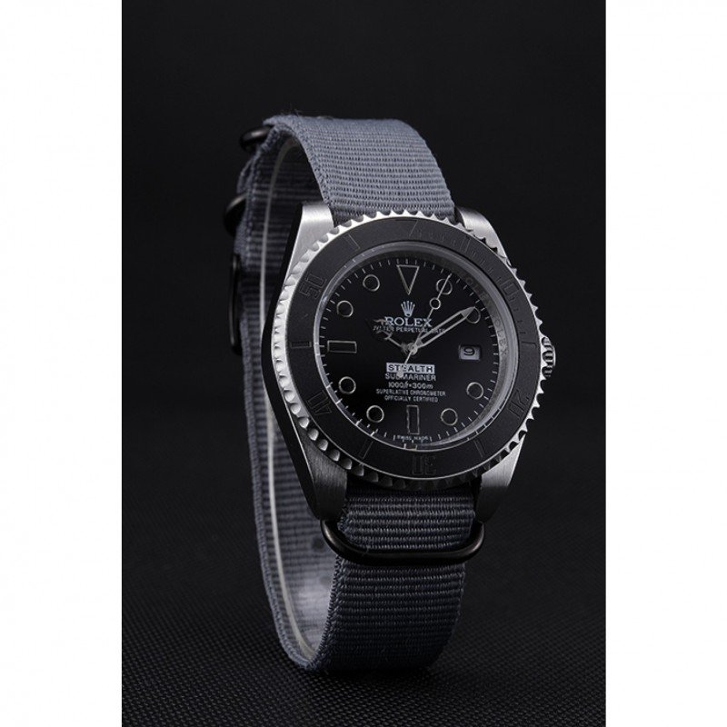 劳力士潜航者型休闲机械自动黑色表盘不锈钢男式腕表 621991