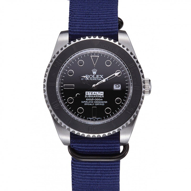 Rolex Submariner Casual  Mechanical Automatic Blue Dial Stainless Steel Men Wristwatch 621989