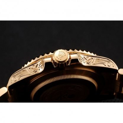 Rolex Submariner Классические механические автоматические мужские наручные часы из нержавеющей стали с коричневым циферблатом 1454070