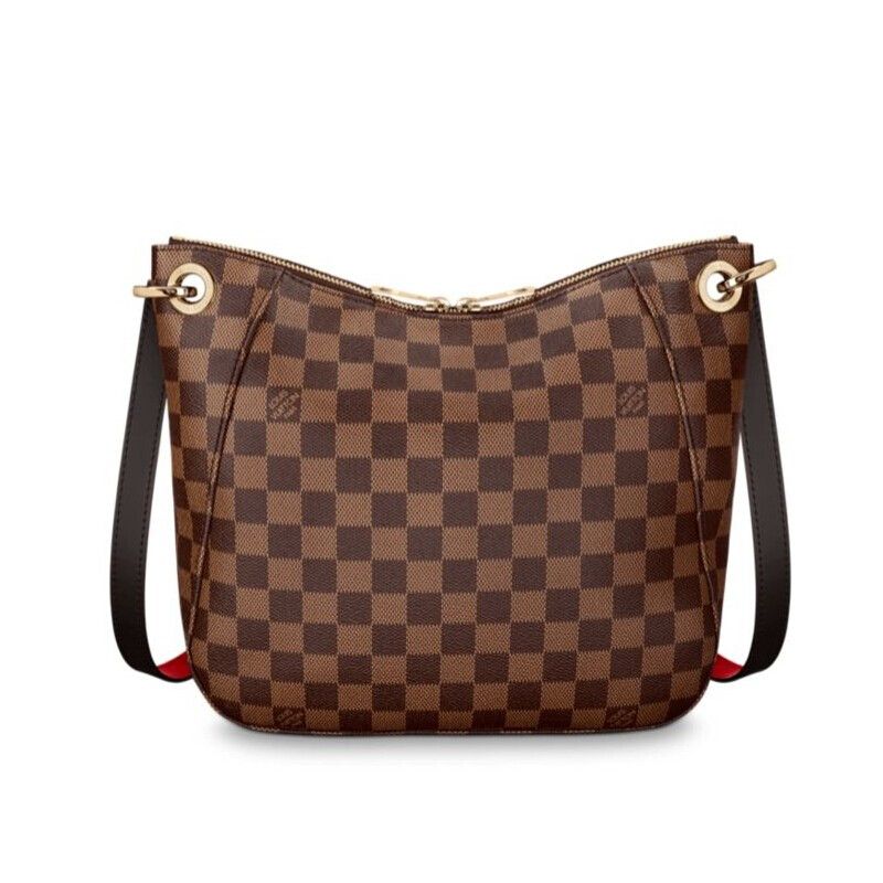 Louis Vuitton Damier Ebene South Bank Besace Brown Canvas Women Messenger Shoulder Bag N42230