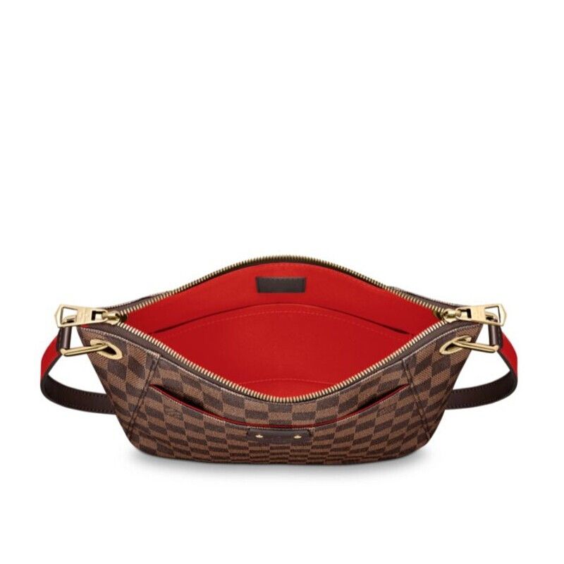 Louis Vuitton Damier Ebene South Bank Besace Brown Canvas Women Messenger Shoulder Bag N42230