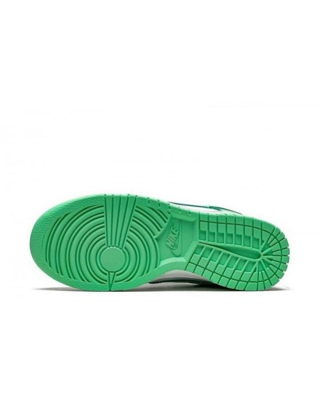 나이키 SB 덩크 로우 2021 그린 글로우 가죽 고무 밑창 캐주얼 스니커즈 DD1503-105