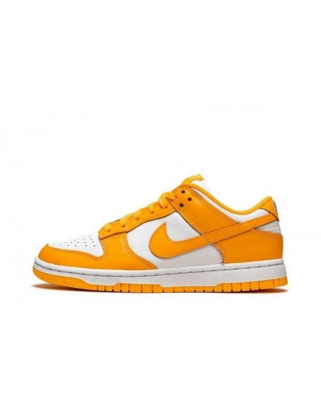 Nike SB Dunk Low 2021 Laser Orange Leather Rubber Sole Casual Sneakers DD1503-800