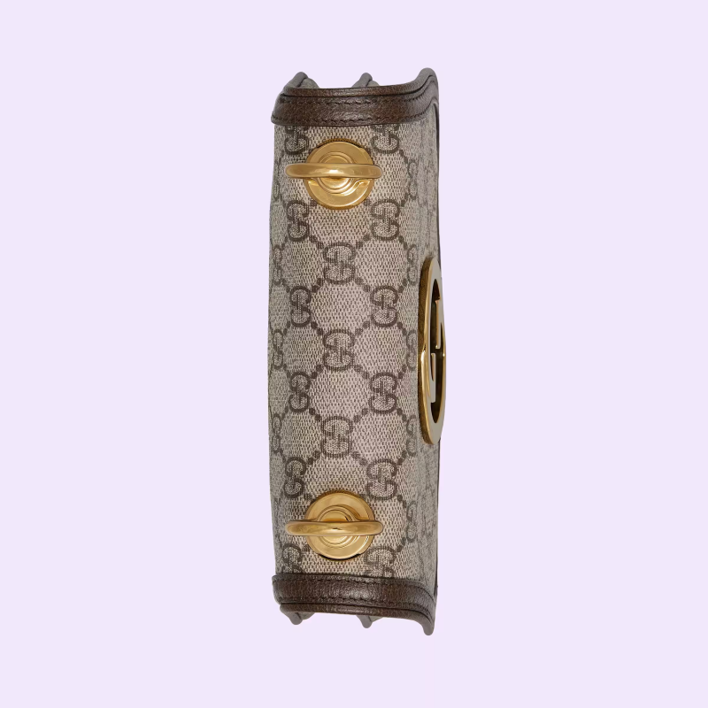 حقيبة كتف غوتشي بلوندي كلاسيك قماش بيج للنساء 724645