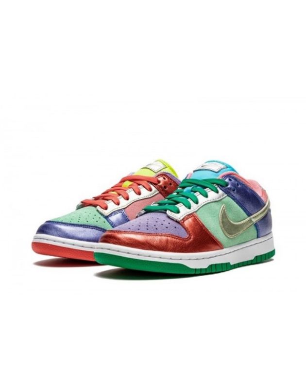 Nike SB Dunk Low 2021 Sunset Pulse Leather Rubber Sole Casual Sneakers DN0855-600