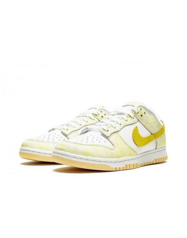 Nike SB Dunk Low 2021 Zapatillas casuales con suela de goma de cuero amarillo Strike DM9467-700