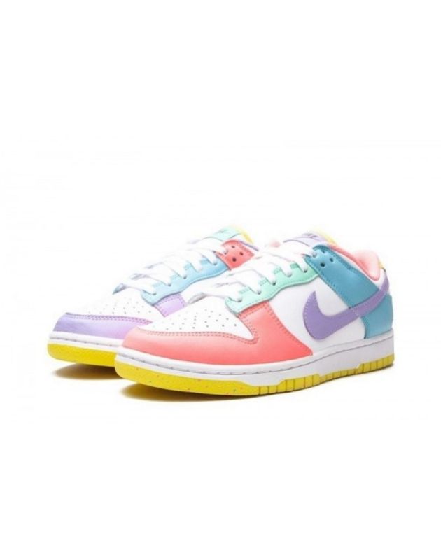 Nike SB Dunk Low 2021 Easter Candy Leather Rubber Sole Casual Sneakers DD1872-100