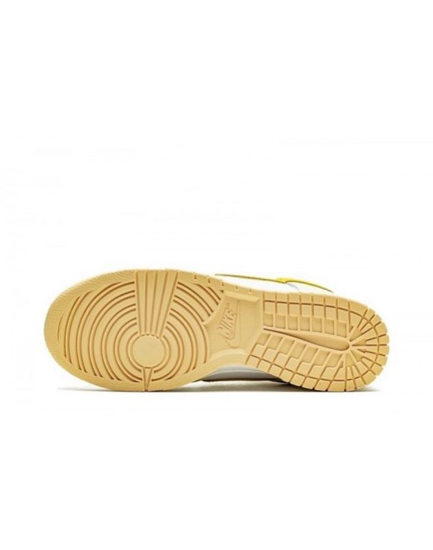 Nike SB Dunk Low 2021 Zapatillas casuales con suela de goma de cuero amarillo Strike DM9467-700