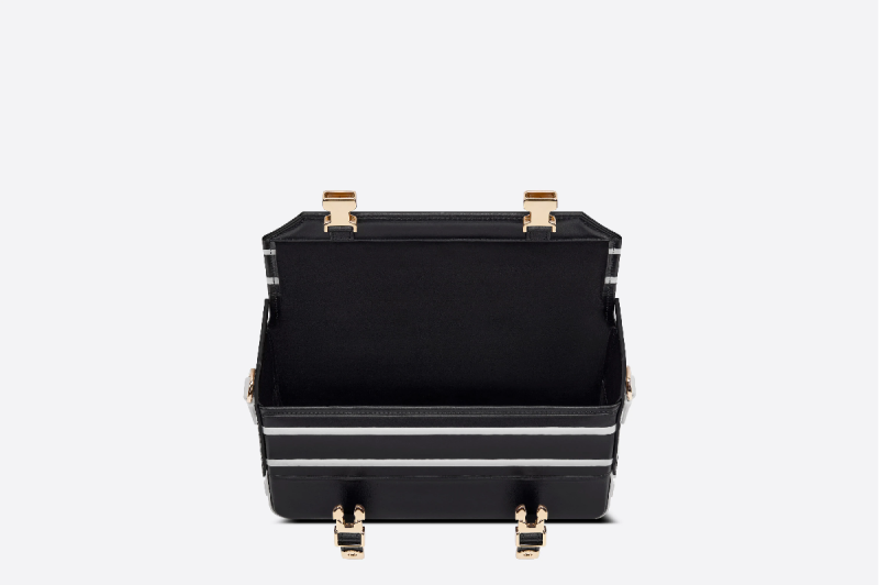 Christian Dior Diorcamp Classic Small Black Cowhide Women Messenger Crossbody Bag M1243ODDD_M911