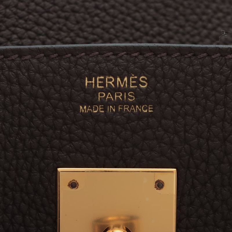 Hermes Birkin 30CM Classic Black Clemence Leather Women Tote Handbag