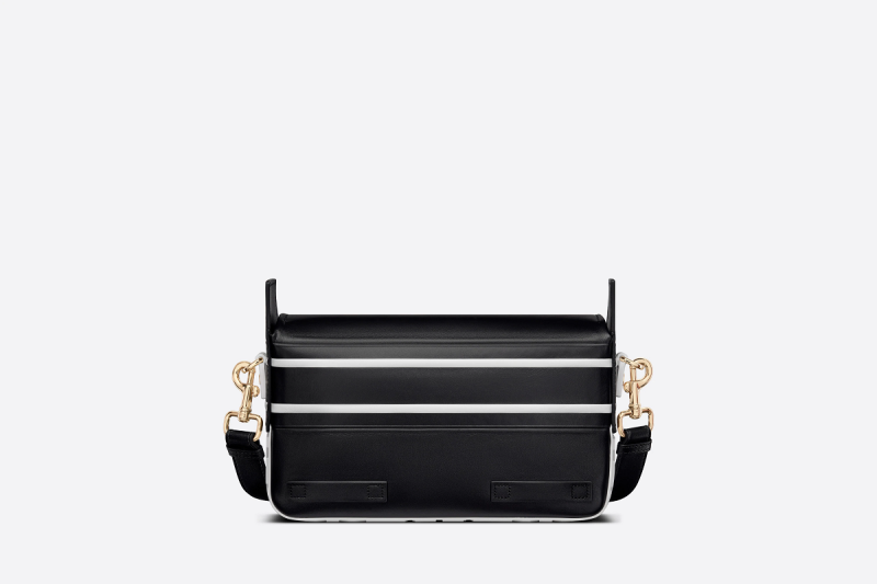 Christian Dior Diorcamp Classic Small Black Cowhide Women Messenger Crossbody Bag M1243ODDD_M911