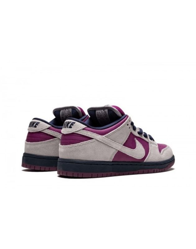 Nike SB Dunk Low 2019 Atmosphere Grey True Berry Leather Rubber Sole Casual Sneakers BQ6817-001