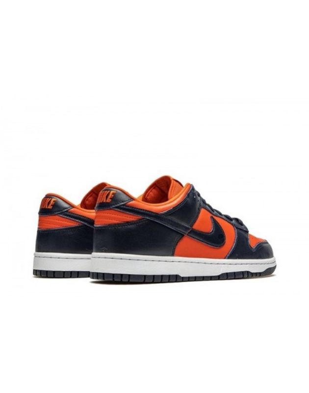 Nike SB Dunk Low 2020 SP Champ Colors University Orange Marine Leather Rubber Sole Casual Sneakers CU1727-800