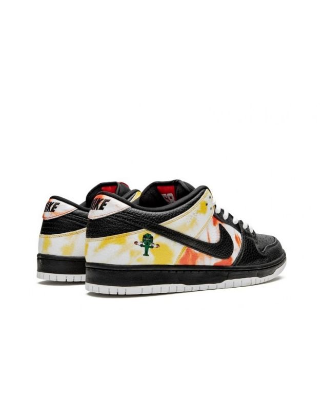 Nike SB Dunk Low 2019 Raygun Tie-Dye Black Leather Rubber Sole Casual Sneakers BQ6832-001