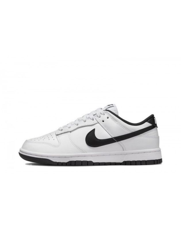 Nike SB Dunk Low 2022 White Black Leather Rubber Sole Casual Sneakers DD1503-113