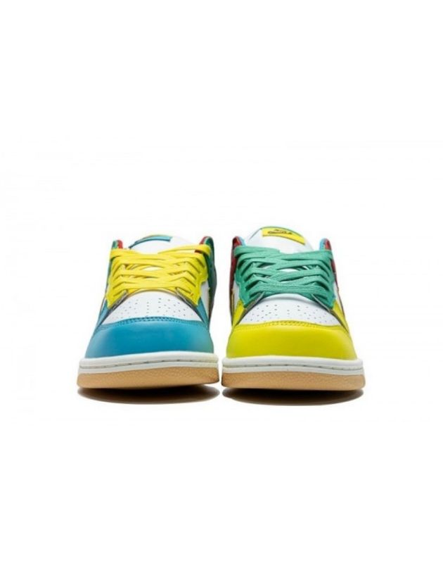 Nike SB Dunk Low 2021 Free 99 Zapatillas casuales de cuero negro con suela de goma DH0952-001