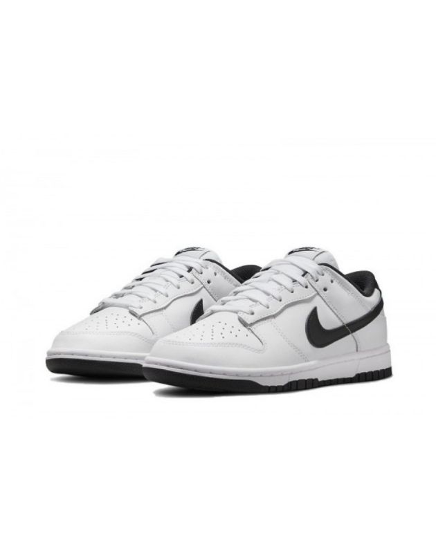 Nike SB Dunk Low 2022 White Black Leather Rubber Sole Casual Sneakers DD1503-113