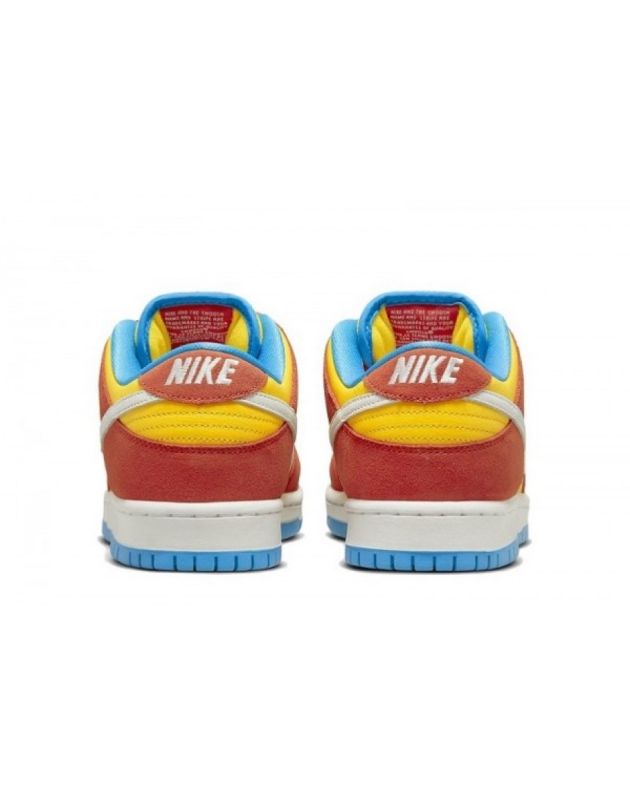 Nike SB Dunk Low 2022 Bart Simpson Leather Rubber Sole Casual Sneakers BQ6817-602