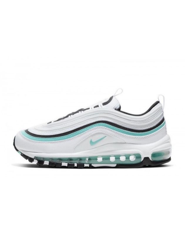 Nike Air Max 97 2020 Aurora Green White Leather Rubber Sole Running Sneakers CZ3574-130