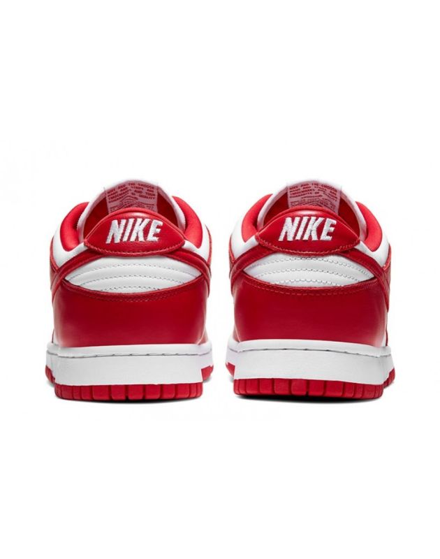 Nike SB Dunk Low 2020 University Red Leather Rubber Sole Casual Sneakers CU1727-100