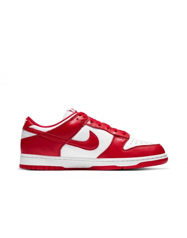 Nike SB Dunk Low 2020 University Red Leather Rubber Sole Casual Sneakers CU1727-100