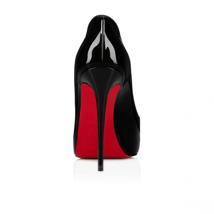 Christian Louboutin جوجه داغ جدید 120 میلی متری پاشنه پمپ چرمی مشکی 3230023B439