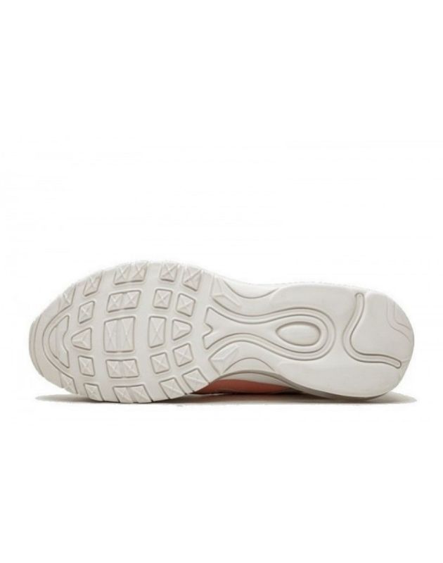 Nike Air Max 97 2019 Summit White Bleached Coral Leather Rubber Sole Running Sneakers 921733-104