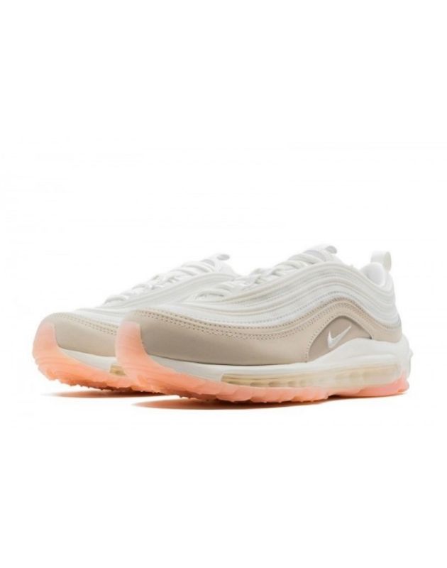کفش ورزشی نایک ایر مکس 97 2020 سامیت رز سفید زیره لاستیکی چرمی CT1904-100