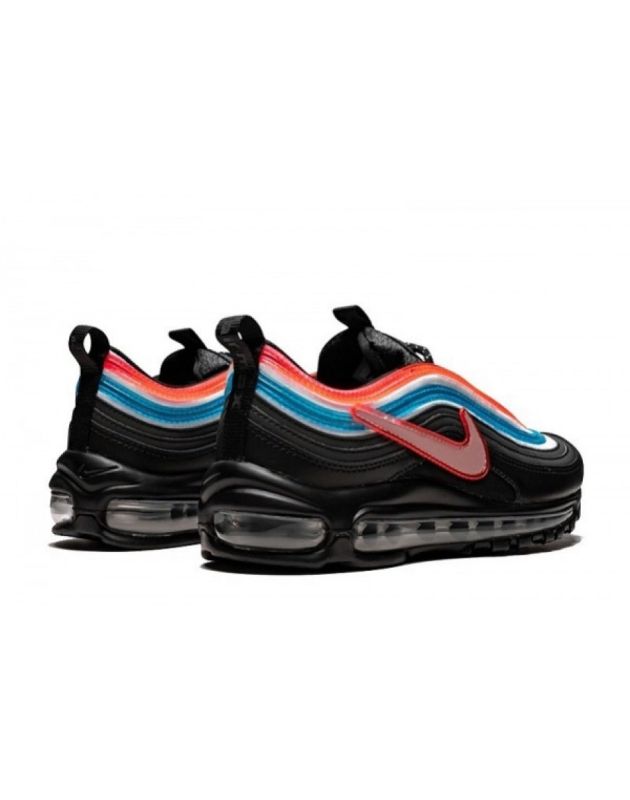 Nike Air Max 97 2019 Neon Séoul Baskets de course à semelle en caoutchouc et cuir CI1503-001
