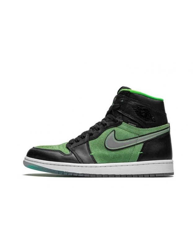 Jordan Air Jordan 1 Retro High 2020 Zen Green Leather Zoom Sole Men's Casual Sneakers CK6637-002