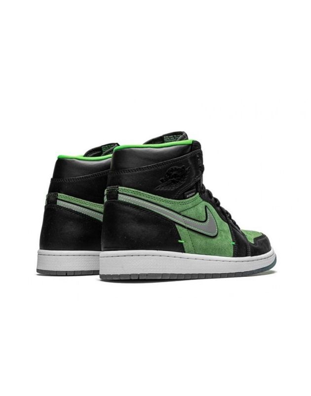 Jordan Air Jordan 1 Retro High 2020 Zen Green Leather Zoom Sole Men's Casual Sneakers CK6637-002