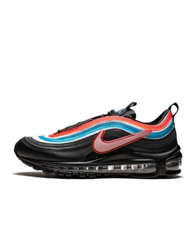 Nike Air Max 97 2019 Neon Seoul Leather Rubber Sole Running Sneakers CI1503-001