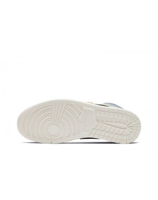 Jordan Air Jordan 1 High Switch 2021 Violet Pulse Volt Suède Air Sole Baskets décontractées pour hommes CW6576-500