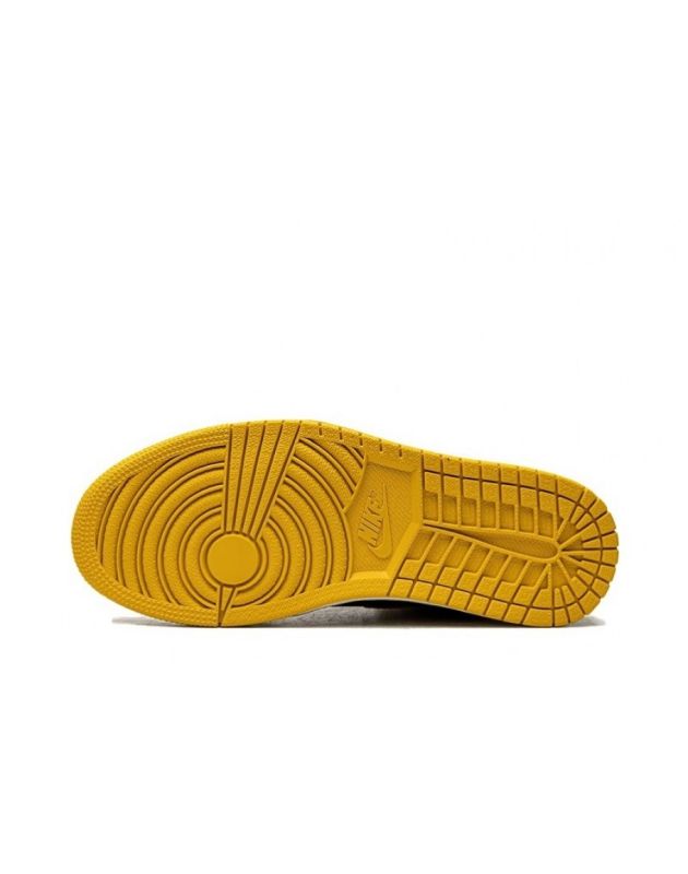 Jordan Air Jordan 1 Retro High Og Heritage 2021 Pollen Leather Air Sole Baskets décontractées pour hommes 555088-701