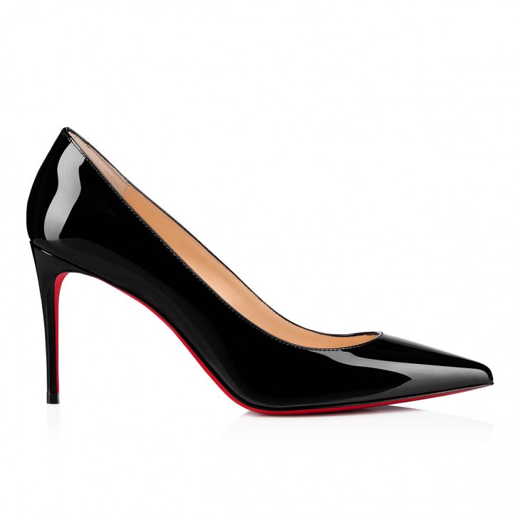 Christian Louboutin Kate Classic 85 Mm Black Patent Calf Leather Pointed Toe Pump Heels 3191416BK01Christian Louboutin Kate Classic 85 Mm Black Patent Calf Leather Pointed Toe Pump Heels 3191416BK01