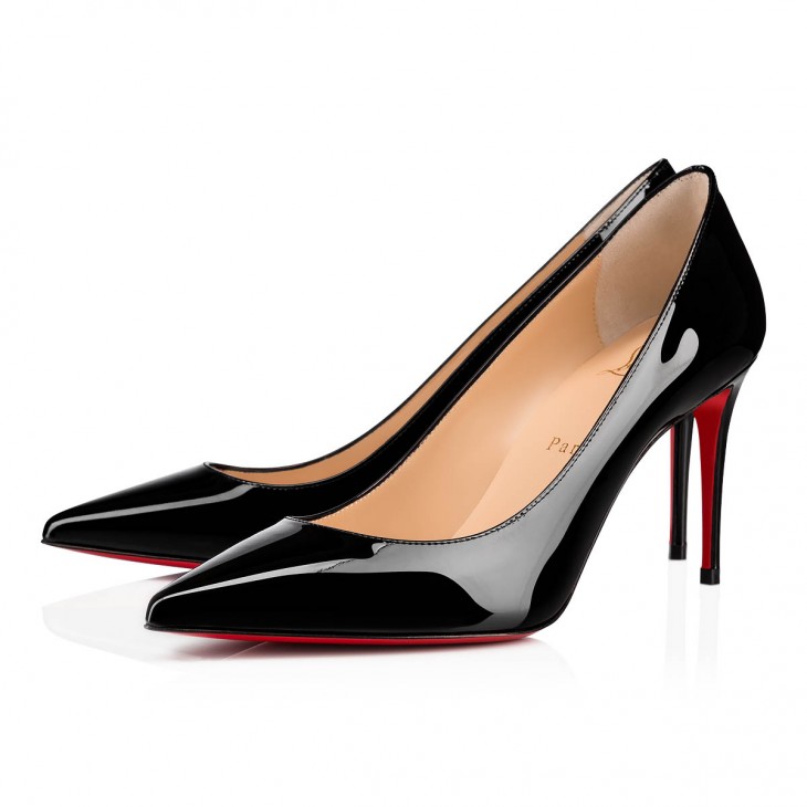 Christian Louboutin Kate Classic 85 Mm Black Patent Calf Leather Pointed Toe Pump Heels 3191416BK01Christian Louboutin Kate Classic 85 Mm Black Patent Calf Leather Pointed Toe Pump Heels 3191416BK01
