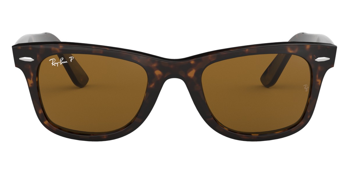 Ray-Ban Wayfarer Original Classic Polished Tortoise Acetate Brown Lenses Unisex Square Sunglasses RB2140 902/57 50-22