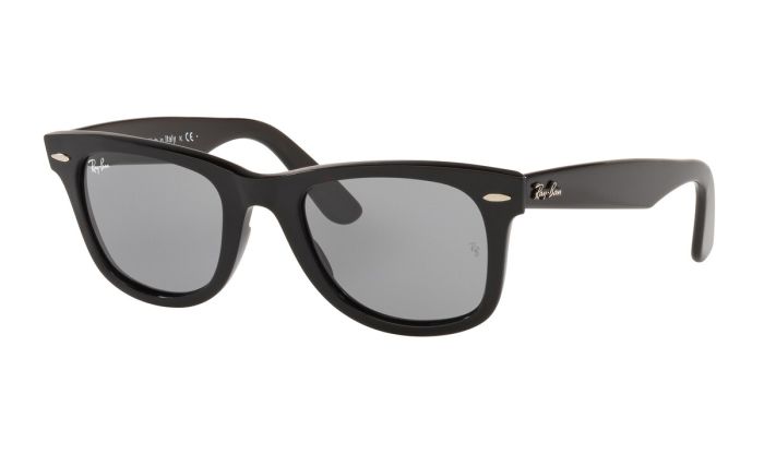 Ray-Ban Wayfarer Original Classic Polished Black Acetate Unisex Square Sunglasses Rb2140 6495r5 50-22
